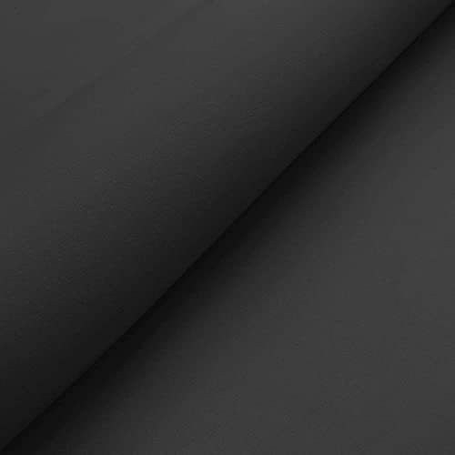 Autohimmelstoff Himmelstoff Dachhimmel Himmel Velour mit Schaum (S/CRL - Black)