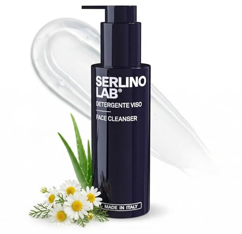 Omins Uomo- Detergente Viso Uomo, Crema idratante, Pulizia Profonda, Freschezza e Idratazione, Skincare per lui, con Acido ialuronico e Aloe Vera, 100ml