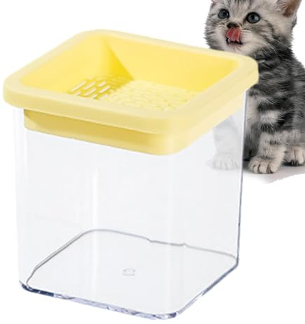 Hydroponic Katzengras Pflanzgefäß | Erde Katze Pflanze Pflanzkasten | Weizengras Anzuchttopf Transparent Katzengras Sämlingschale Haushalt Katzengras Box Indoor Bio Catgrass Tray