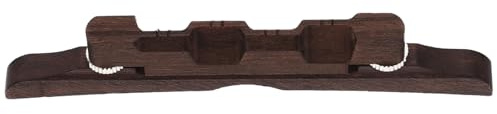UPKOCH Mandolinenbrücke Praktische Mandolinen Ersatzbrücke mit Verstellbarer Saitenhöhe für Musikinstrument Zubehör