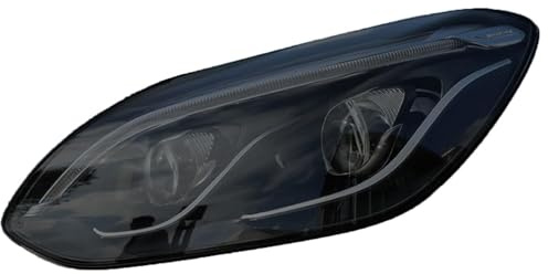 HNHPY Pellicola Protettiva Fari Auto per Mercedes Benz SLC Class SLK R172 2016-2019, Headlight Protective Film TPU Auto Fendinebbia Adesivo Trasparente Accessori,Normal-Transparent