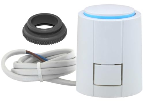 Attuatore termico per riscaldamento a pavimento, 24 V NC, per diffusore di circuiti di riscaldamento Honeywell Braukmann