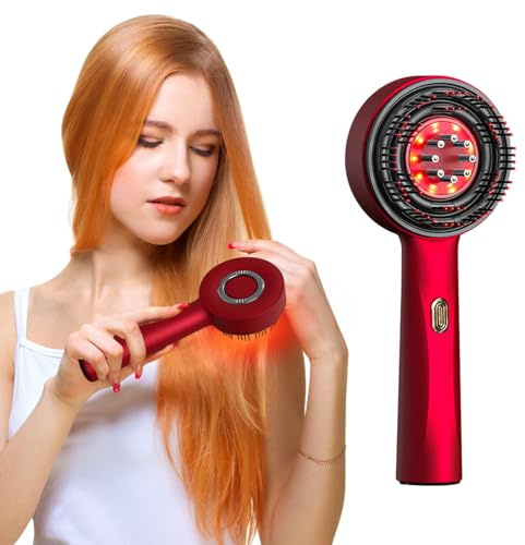 Elektrische Massagekamm Haarbürsten, 2 in 1 Haaröl-Applikator Elektrischer Haaröl Applikator, IPX6 Wasserdicht mit 3 Massagemodi Hier sind kopfhäute Massagebürste für die Haarmassagegerät #01