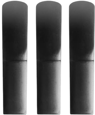 Kunststoff Saxophonblätter, 3 Stück Tenorsaxophon Mundstück Blätter Teile, 1,5 + 2,0 + 2,5 Saxophon Reparatur Blatt Zubehör