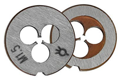 Filiera metrica Die Mano Destra for Strumenti di Filettatura di Legno e Metallo M1 M1.2 M1.4 M1.5 M1.6 M1.7 M1.8 M2 M2.2 Utensile Manuale(M1.6x0.35)