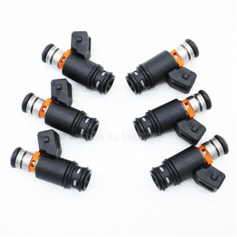Kraftstoff Injektor Düse 6 Teile/los Für VW Für AFP Für VR6 2,8 Für AES Für Euro Für Van Für Golf Für Jetta Kraftstoff Injektoren IWP022 805000348303 021906031D Auto-Einspritzdüsen