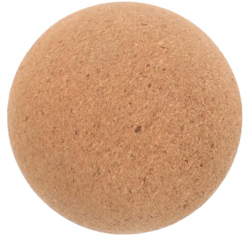 Korkmassageball für Yoga und Übungen, Leicht, Kugelförmig | Kork, zur Linderung von Muskelermüdung, Praktisches Massagezubehör für Training