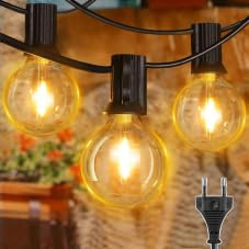 HeiPard Guirlande Lumineuse Exterieure 10M, 15+1 G40 Ampoules, IP45 Imperméable Connectable Guirlande Guinguette LED Extérieur Plug&Play pour Intérieur Jardin Balcon Maison Mariage Fête