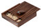 UFARID Boîte À Album Photo en Bois De Noyer Clé USB 16GB 32GB 64GB Photographie Périphérique De Stockage De Mariage USB3.0 Flash Drive Pendrive Memory Stick Personnalisable (16Go, Walnut Wood)