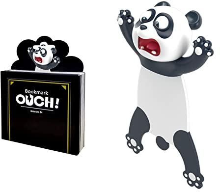 3D Cartoon Tier-Lesezeichen,bookmark animal,lesezeichen kinder,lesezeichen magnetisch,3D Stereo Cartoon schön Tier Lesezeichen Geschenk für Kinder und Erwachsene (H)