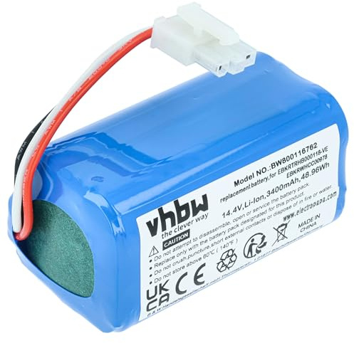 vhbw Batterie Compatible avec Miele RX1-SJQL0, Scout RX1 aspirateur, Robot électroménager (3400mAh, 14,4V, Li-ION)