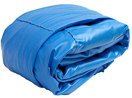 Pool Ersatzfolie Rundpool Ø 3,60 x 1,10 m - 0,40 mm Stärke Blau - Innenhülle ohne Biese überlappend - UV-stabilisiert reißfest hochelastisch - für Stahlwandbecken