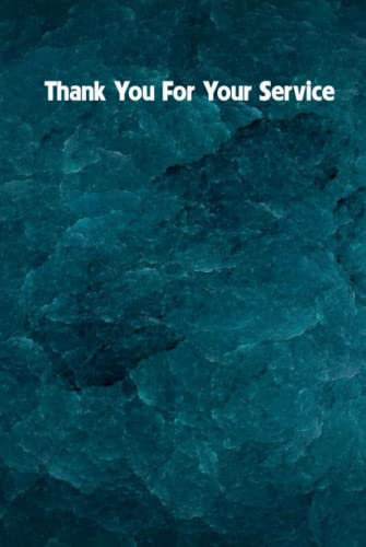 Thank You For Your Service: Funny Notebook for the Office, Funny Gift Notebook, 110 Pages, 6x9 Inches.