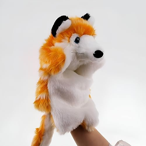 LOMTRATS Hund, Kaninchen, Elefant, Taube, Drache, Ziege, Koala, Panda, Bär, Schaf, Kuh, Handpuppen, Plüschtiere, Spielzeug für fantasievolles Rollenspiel, Geschichtenerzählen, Geschenke für Kinder