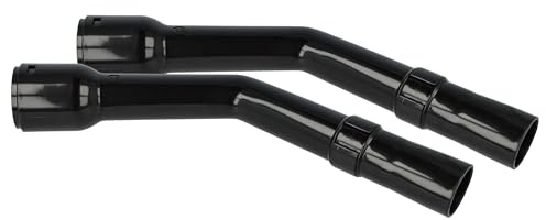 vhbw 2x Griff Ersatz für Hitachi 5100937 für Staubsauger | Handgriff, Ersatzteil, 32mm Anschluss, 33,5 cm Lang