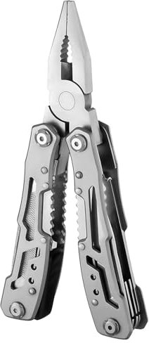 14-in-1 Folding Multitool Pliers, Portable & Durable Stainless Steel Multi-Functional Utility Tools Multi-Purpose Pocket Tool for Outdoor Activities, DIY Activities