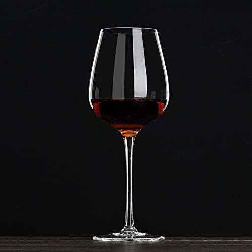 KXQYIKYI Verre à vin en Verre 550 ML Verre à vin Big Belly Verre en Cristal sans Plomb Verre à vin Rouge Home Bar Gobelet Whisky Cocktail Coupe à vin Mousseux