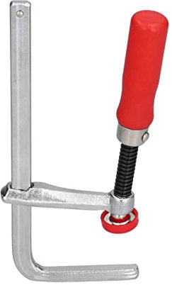 Adjustable F Clamp, Anti Slip Bar Clamps with Poplar Handle, Die Cast Aluminum, Professional Woodworking Fixture for Workbenches, Wood Plates, Metal Plates (200 * 60mm)