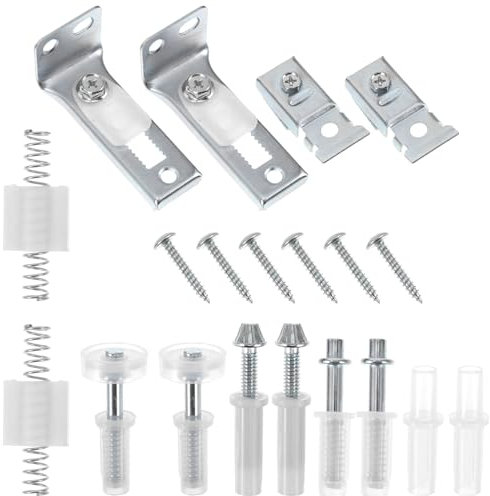 Yardenfun 1Ensemble Kit de Réparation pour Portes Pliantes de Quincaillerie Durable pour Portes Coulissantes Placard Simple pour Bricoleurs de