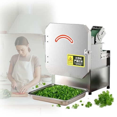 Máquina Eléctrica Para Cortar Verduras 300W, Picadora Comercial 150-300kg/h, Grosor Ajustable 1.5-35mm, Procesador De Alimentos Inoxidable Para Cocina Profesional Y Hogar