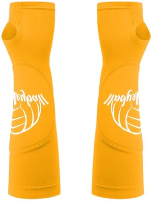 YiNLuax Verdickte Polyester Volleyball Armstulpen Kollisionsvermeidung Unterarmschutz Für Basketball Badminton Professionelle Armstützhülsen