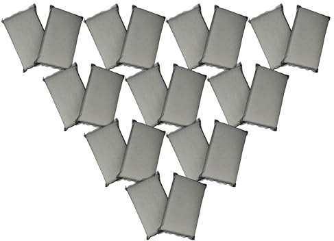vhbw 20 x filterpad kompatibel med Zodiac Vortex 3, 4 Plus, OV3480, OV3505 pooldammsugare, poolrobot – fint filter, 25 x 16 x 4 cm