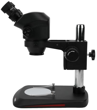 Bewinner Professionellt Binokulärt Mikroskop 10X Vidvinkel, 0,7-5X Zoom 7-50X Förstoring för PCB-reparation, ädelstensidentifiering, Elektronik, Biologisk Observation