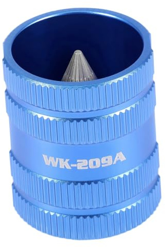 Strumento sbavatura con testa alesatore in acciaio velocità, alesatore manuale per tubi da 6-42 mm e strumento per smussatura, guscio in metallo per preparazione tubi in rame, ottone,