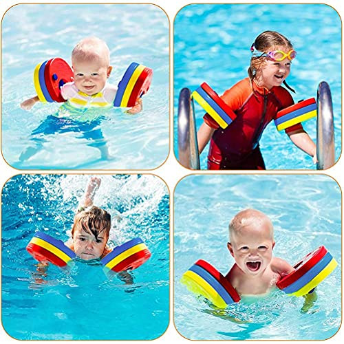 Tosuny Disques d'aide au Flotteur de Natation pour Enfants 6 Pièces |Disques Flottants à Bras en Mousse EVA