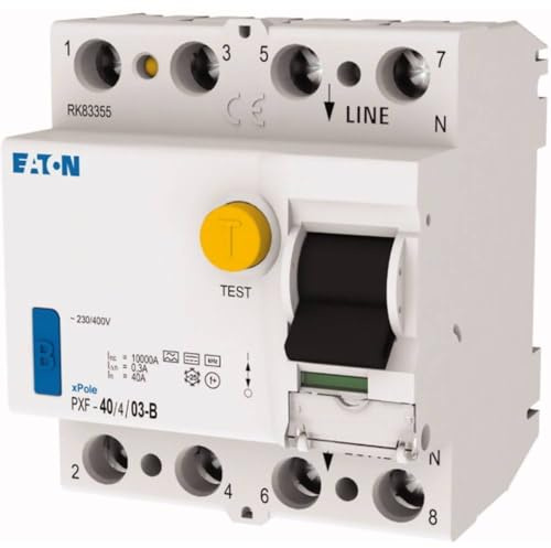 Eaton PXF FI-Schutzschalter, 4-polig, 40A, 300 mA Typ B PXF IEC/EN 61008