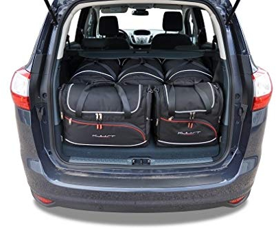 KJUST Kofferraumtaschen 5 stk kompatibel mit FORD Grand C-Max 7 II 2010-2015
