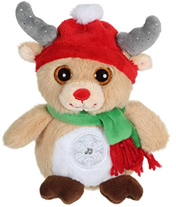 Gipsy Rentier Plüsch 70886, Rot, 16 cm