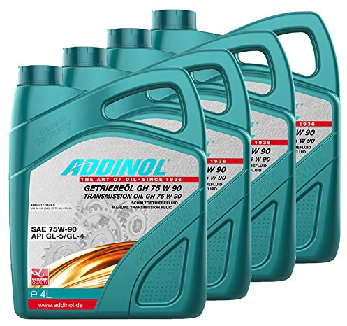 Addinol 4X Getriebeöl Gear Transmission Oil Fluid Lubricant 75W-90 Gh 75 W 90 4L 74300625