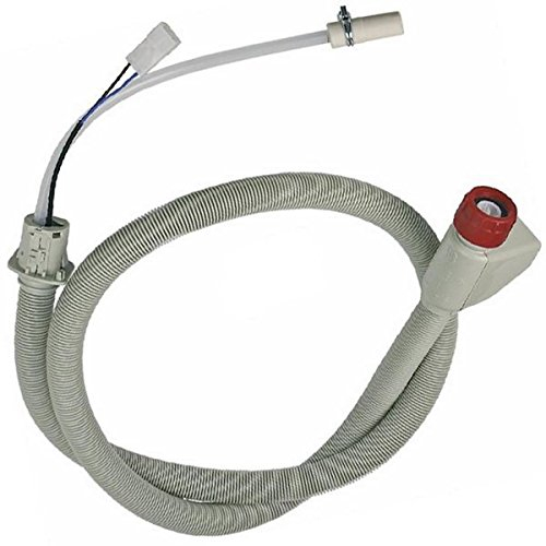 Tuyau d'arrivée d'eau aqua-control pour lave-vaisselle AEG, Electrolux, Faure, Zanussi, Arthur Martin - (Longeur : 1,3m - Raccord de tuyau: 24,1mm (3/4).