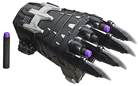 Marvel Nerf Power Moves Black Panther Power Slash Claw, Dart-Launching Toy for Kids Roleplay, 5+ (Amazon Exclusive)