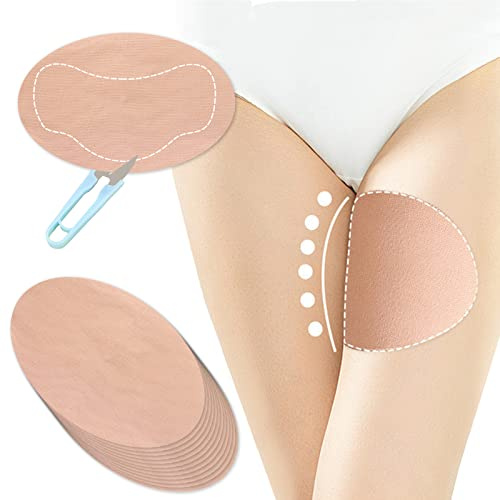 Lot de 12 Patchs Cuisses Anti-Frottements Bandelette Anti Frottement Bande Cuisse Anti Frottement Anti-Frottements Invisibles Bandes Protège-Cuisses Convient pour la Marche Quotidienne et Le Sport