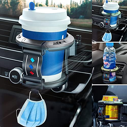 Universal Getränkehalter Auto Lüftung,Multifunktion Becherhalter/Kaffeehalter Auto mit 7,5cm Durchmesser,Getränke Halter|Flaschenhalter|Dosenhalter|Tassenhalter|Cupholder für Softdrinks,Kaffee,Wasser