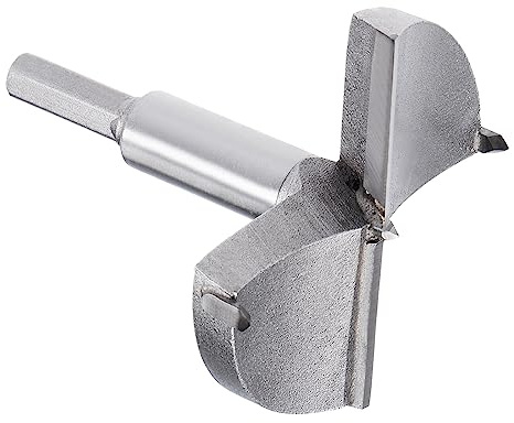 Kozelo Forstner Spiralbohrer - [80mm] Tungsten robustmetall Bohreröffner für Holz Möbel Scharnier Holzbearbeitung Verwendung Sechskant Schaft Grau
