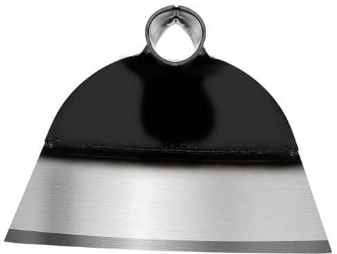 KONTONTY Azada Desherbadora De Acero Para Jardinería Sin Mango, Herramienta Manual Para Deshierbar y Labrar, Tamaño 23,5 Cm, Adecuado Para Huerto y Cultivo Agrícola