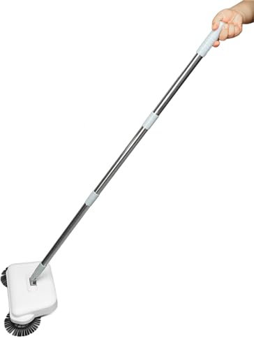 Barredora de Alfombras Manual, Limpiador de Barredora de Alfombras, Barredora Manual Eficiente para el Hogar, Oficina, Alfombras Bajas, Alfombras, Pelo de Mascotas, Restos de Polvo