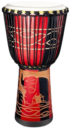 Bongo Drum, Bongo Drums Erwachsene 8-Zoll-afrikanische inspirierte | Musikwerkzeug -Percussion -Instrumente, künstlerische Musikdekoration für Auftritte