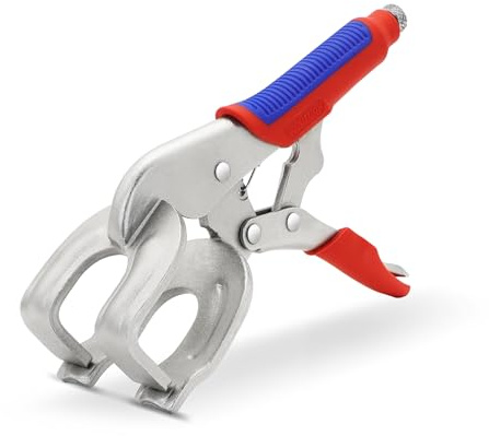 TOOLUTION 10-inch U-Shaped Locking Pliers, Heavy Duty Welding Clamps with Quick-Release Lever, Professional Vise Grips & Locking Pliers for MIG/TIG Welding, Metalworking & Auto Body Fabrication