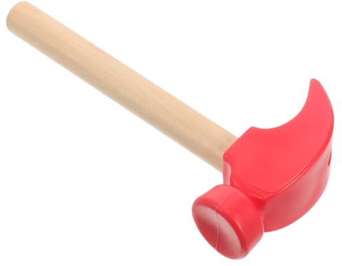 Kinder Holzhammer, Rot, Runde Form, Spielzeughammer