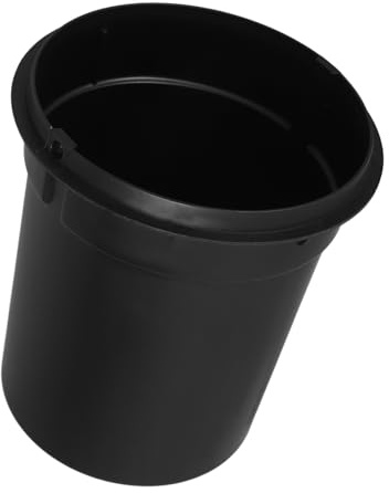 Ipetboom Secchio Immondizia Bagno Nero Contenitore Interno Rotondo Rinforzato Liner Per Bidone Spazzatura Plastica Riutilizzabile Per Casa Ufficio e Bagno