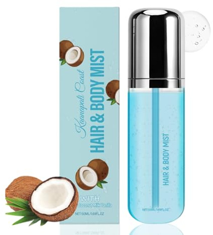 Kokosnuss Duftendes Bodyspray, Leichtes Feuchtigkeitsspendendes Körperspray mit Zartem Kokosduft Pflegende Formel für Haut & Haare, Parfümspray für Alltag & Reisen (1PC)