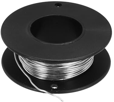 QUARKZMAN Alambre De Resistencia De Calentamiento Nicromo 80 Cr20Ni80 Calibre 20/0.8 mm 10 m Alta Temperatura Para Reparación De Componentes Electrónicos Negro