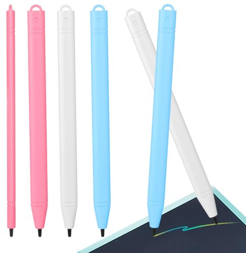 Toddmomy 6pcs Replacement Lcd Writing Tablet Stylus Pens for Drawing Pads and Lcd Tablets, Plastic Material, No Charging Required, Reusable Pens Suitable for Adults and Kids