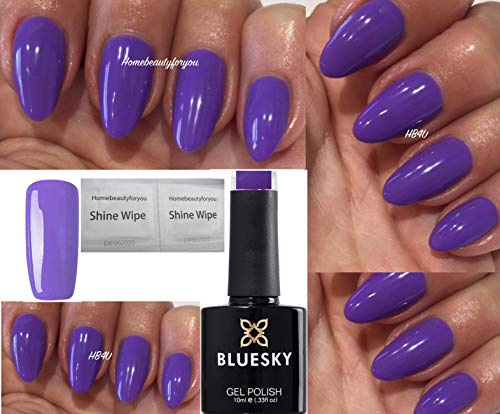Bluesky PURPLE Orchid LAVENDER VIOLET QXG418 Nail Gel Polish UV LED Soak Off 10ml