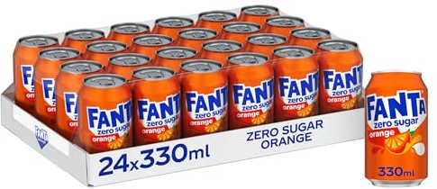 Fanta Zéro 330ml. / 24 canettes