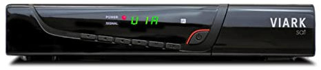 Viark Sat - Ricevitore digitale satellitare Full HD DVB-S2 Multistream H.265, con LAN, antenna WiFi USB e lettore di schede CA